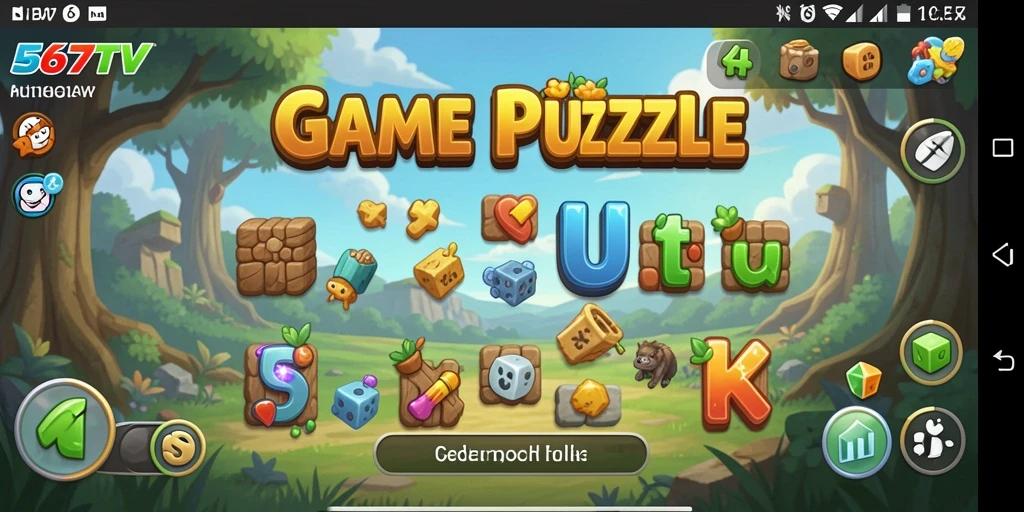 Gameplay seru 567TV dengan tantangan Puzzle.