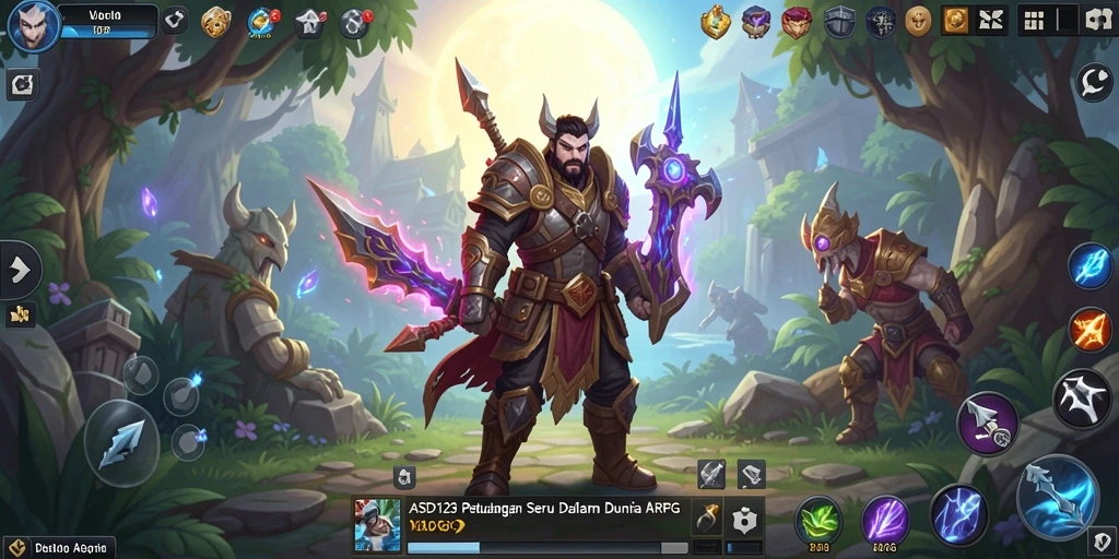 Gameplay seru dalam dunia fantastis ARPG ASD123.