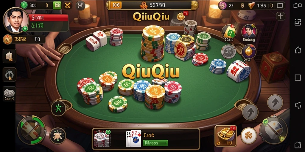 Screenshot D06 menampilkan gameplay QiuQiu yang seru dan interaktif.