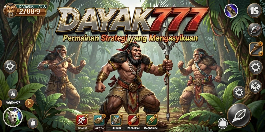 Tampilan gameplay menarik di DAYAK777 dengan aksi strategi yang mendebarkan.