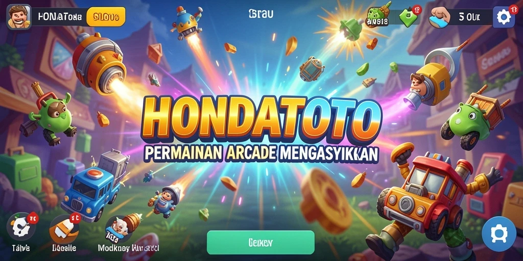 Tampilan gameplay HONDATOTO yang seru dan menggugah adrenalin.