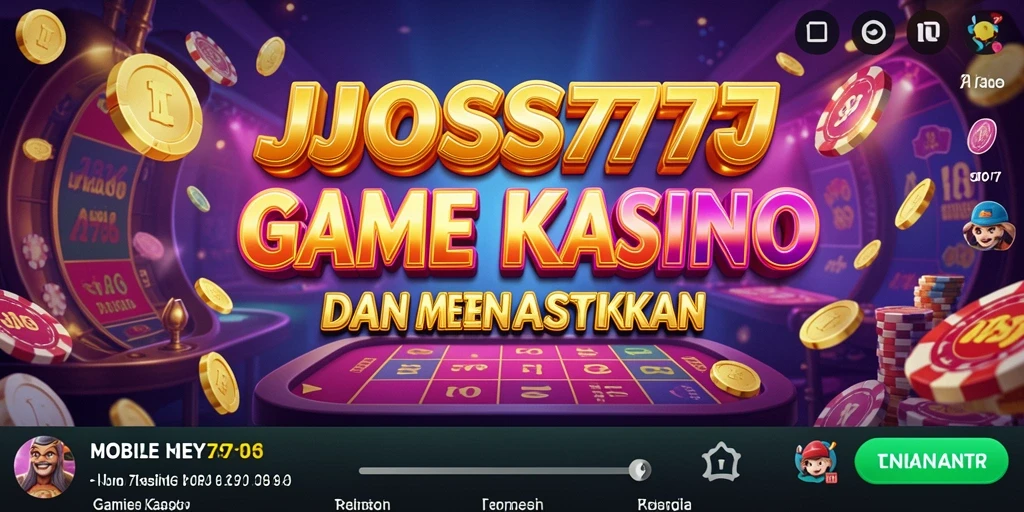 Screenshot utama JOSS777 menampilkan gameplay seru di dunia kasino.