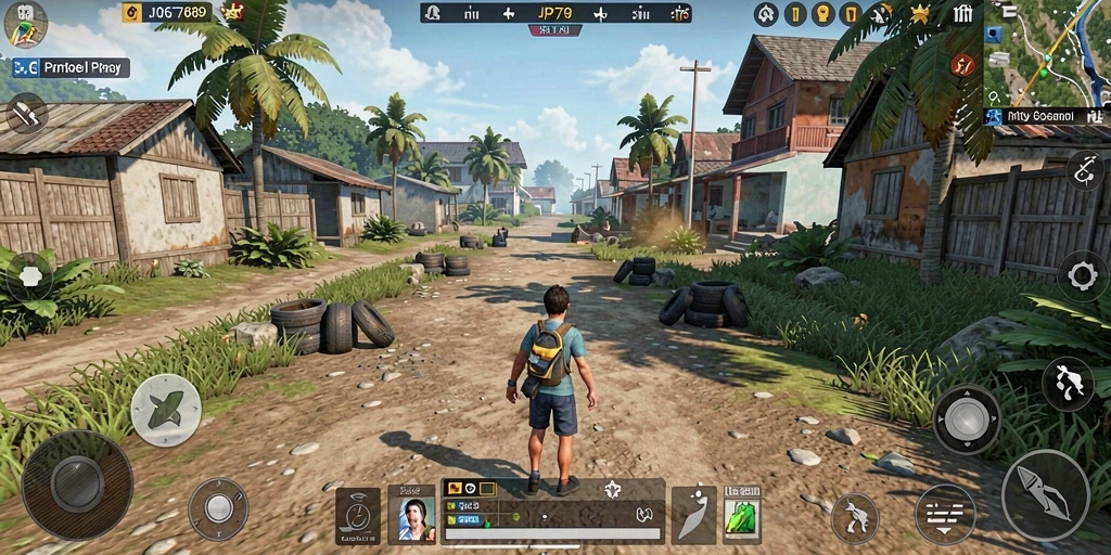Tangkapan layar utama gameplay <strong>JP6789</strong> yang menunjukkan aktivitas simulasi yang menantang.
