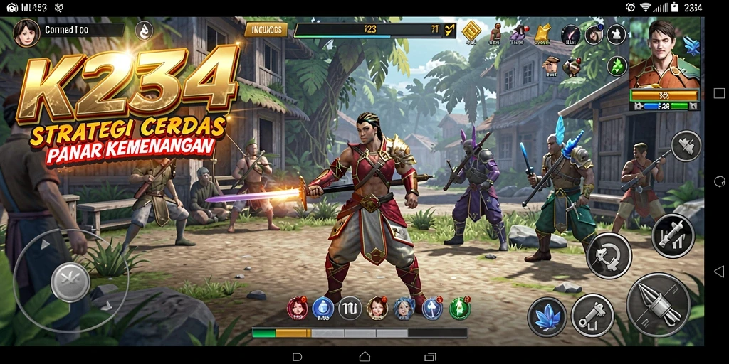 Gameplay seru K234 menunjukkan pertempuran strategi yang menegangkan.