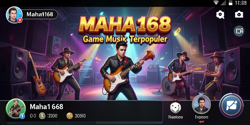 Tampilan gameplay MAHA168 yang penuh warna dan interaktif.