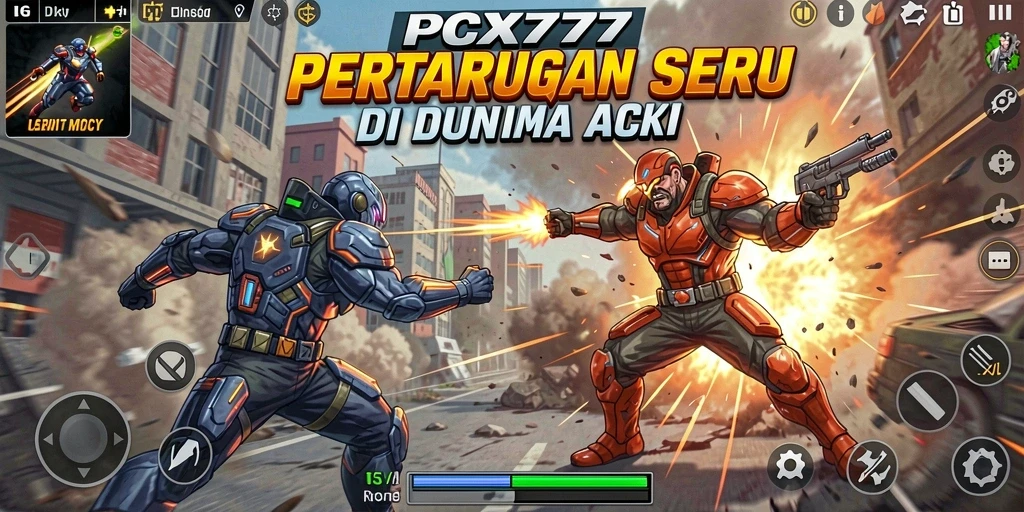 Tampilan gameplay seru dari PCX777 dengan aksi menegangkan.