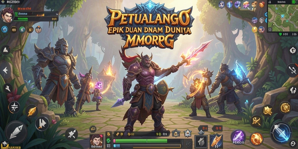 Gameplay seru di dunia fantasi yang memikat di REZEGO.