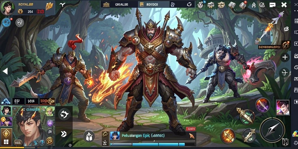 Tampilan gameplay epik dari ROYAL88 yang penuh aksi.