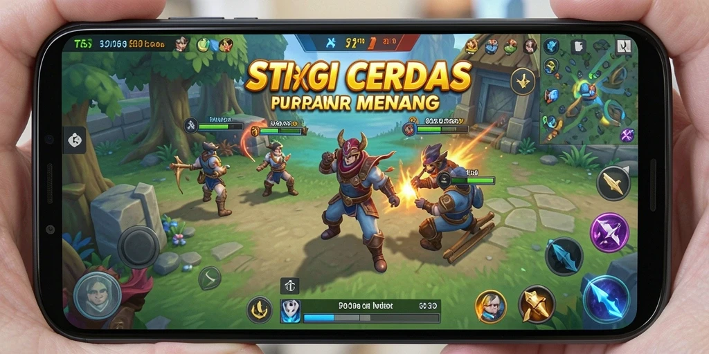 Tampilan gameplay seru dan penuh strategi dalam T6.