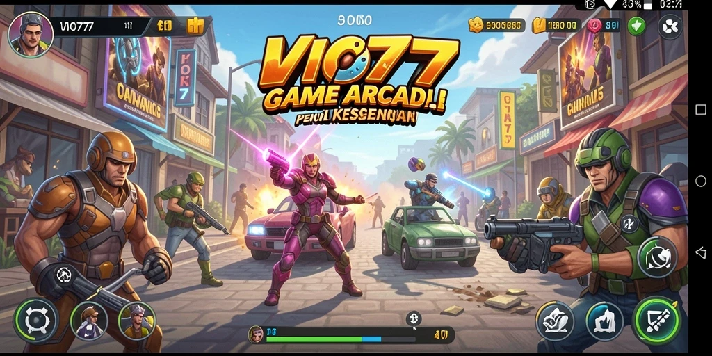 Screenshot gameplay VIO77 menunjukkan aksi seru dan grafis yang menarik.