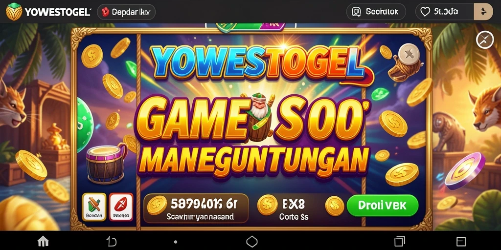 Tampilan gameplay YOWESTOGEL yang menarik dan mengesankan.