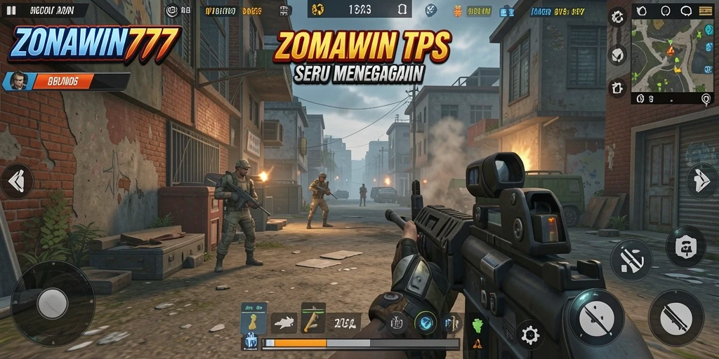 Tampilan gameplay menegangkan dalam ZONAWIN777 dengan aksi berapi-api.